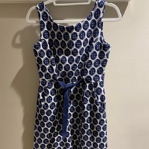 Lily Pulitzer size small “button dress” navy